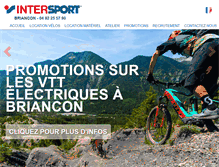 Tablet Screenshot of intersport-briancon.com
